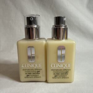 Clinique Dramatically Different Moisturizing Gel with Pump 4.2 oz New Lot Of 2